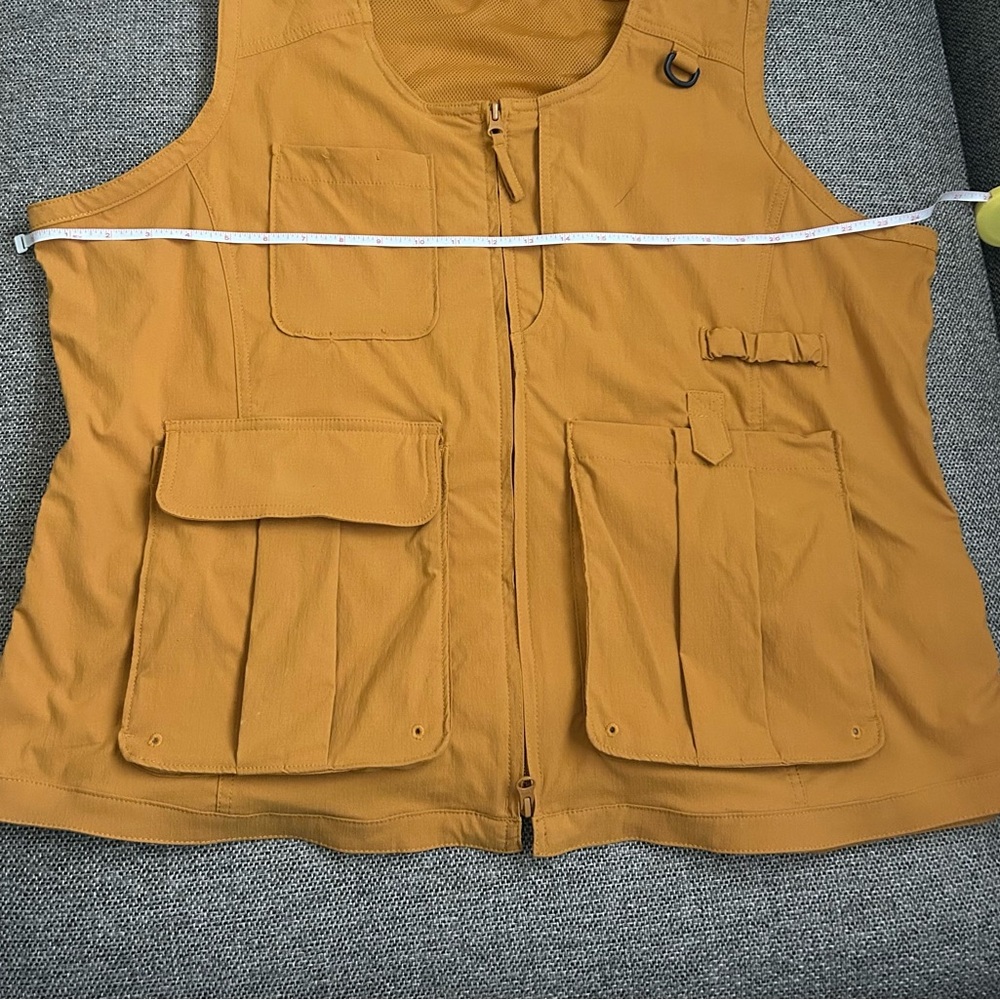 Duluth Trading Co Mustard Yellow Utility Vest